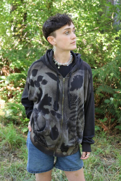Foliage Bleached Sweatshirt