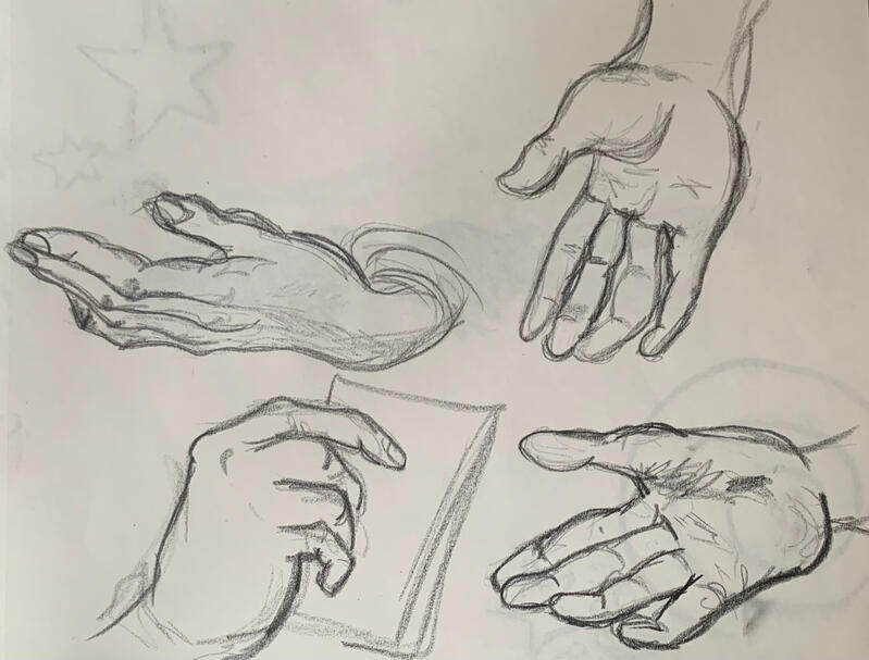 Hand Study - Graphite