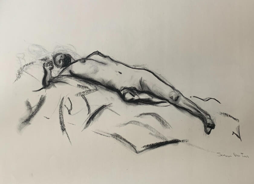 Long Pose - Charcoal