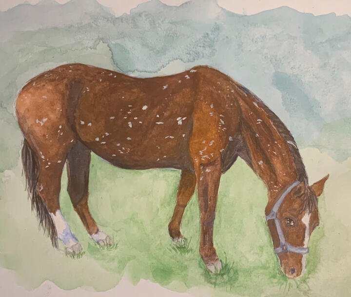 Lu Lu - Gouache